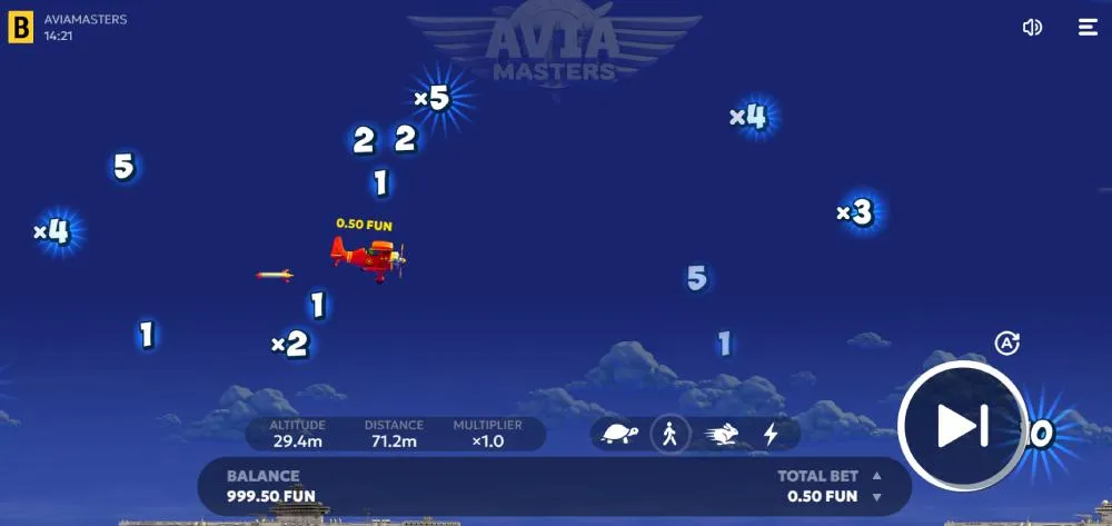 Spielen Sie die kostenlose Version von Aviamasters BGaming