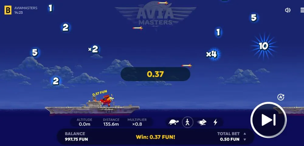 Spielen Sie Aviamasters um Echtgeld